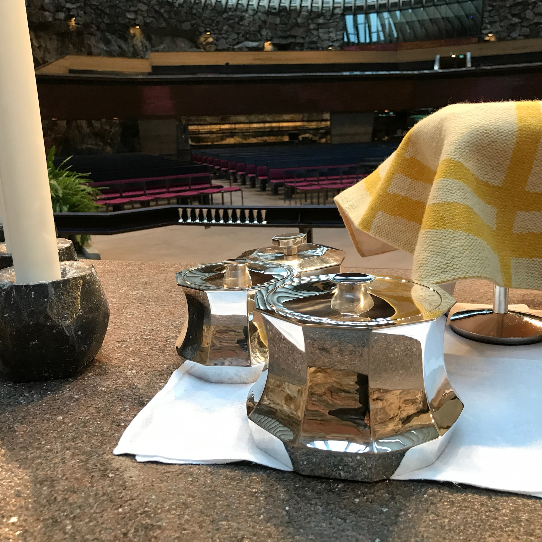 Additions to the Communion Set of Temppeliaukio Church